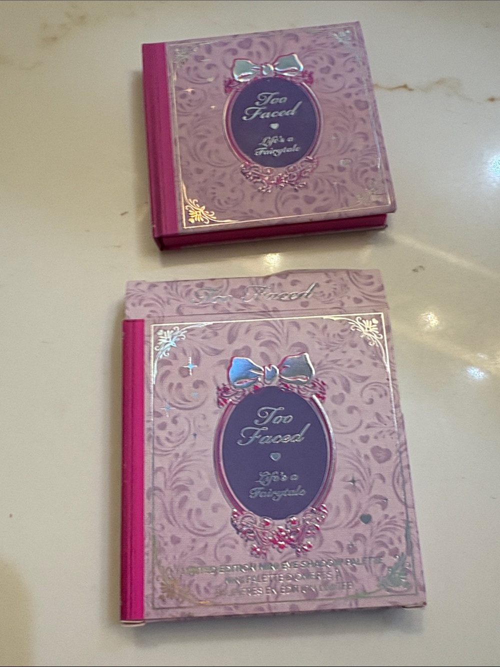Too Faced Pink and Purple 'It's a Fairy Tale' Mini Eyeshadow Duo